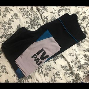 IVY PARK logo color block ankle leggings
